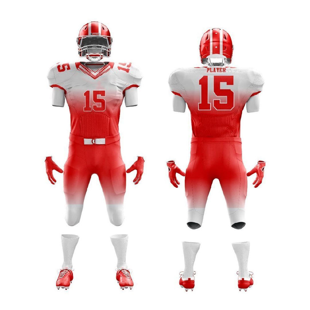 Hestic Sports Wear New Top Embroidered American Stitched Football Jersey Support Personal Customization Customized Embroidered Logos